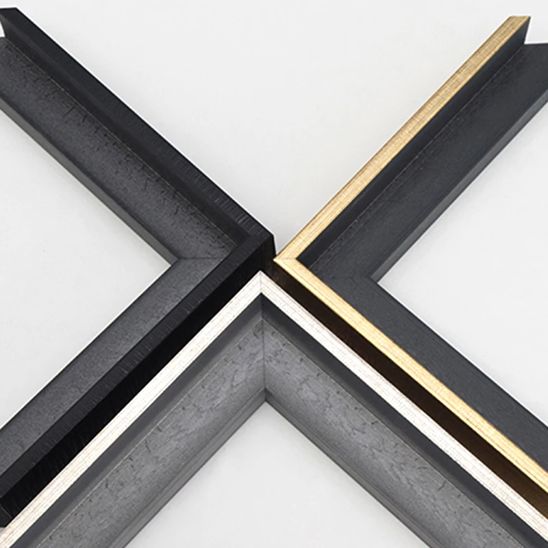 
Hot Sale Decorative Natural Rustic Wood Color Floating Frame Moulding for Printing Canvas 