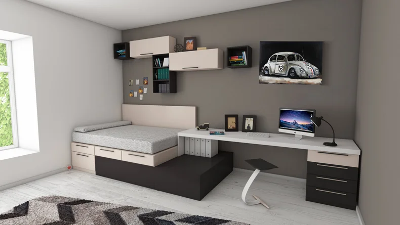 3D Metal Wall Art Herbie the Beetle Bug Vintage Metal Poster Wall Sculptures Modern Metal Wall Decor