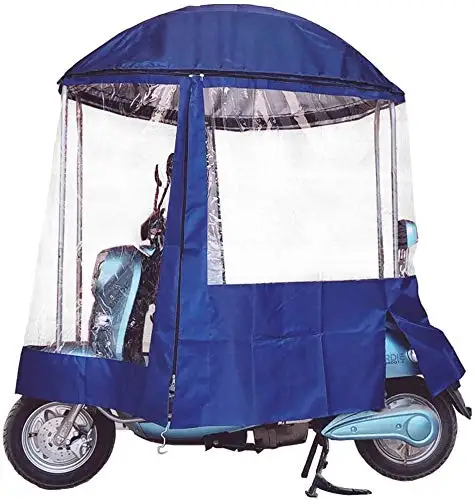 Wholesale Motorcycle Umbrella Cover Bike Umbrella Waterproof Windproof Sunshade Electric Scooter Umbrella For Rain