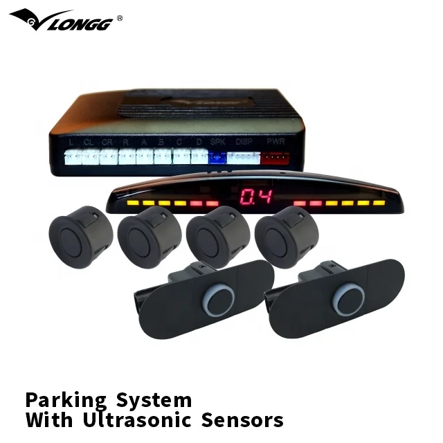 
Universal Hot Sale LED Ultrasonic Front and Rear Parking Sensor 6 sensors OE Grade Car Reversing Aid 