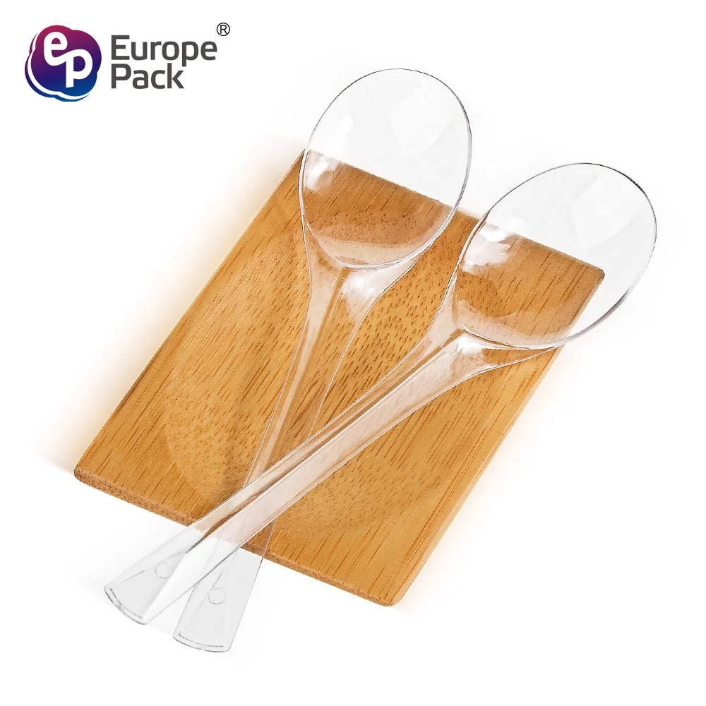 Самые популярные столовые приборы, пластиковая мини-ложка для мороженого, десертов