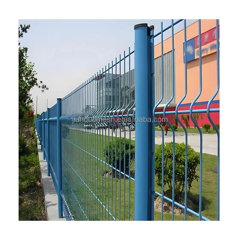 High security 2m x 2.4m welded 3D triangle bending fence