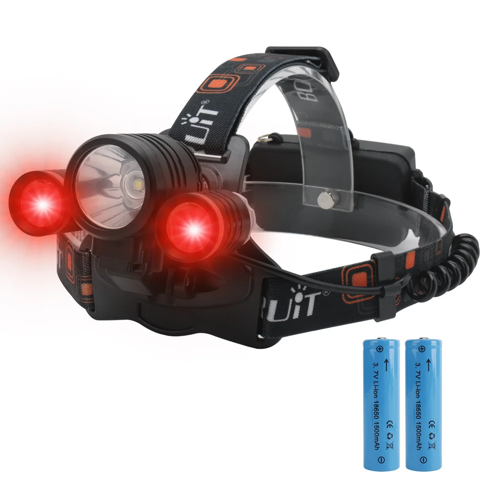 Factory 5000 Lumens Super Brightness LED Headlamp USB Rechargeable Head Light Bicycle Light Function LED Lantern For Cycling