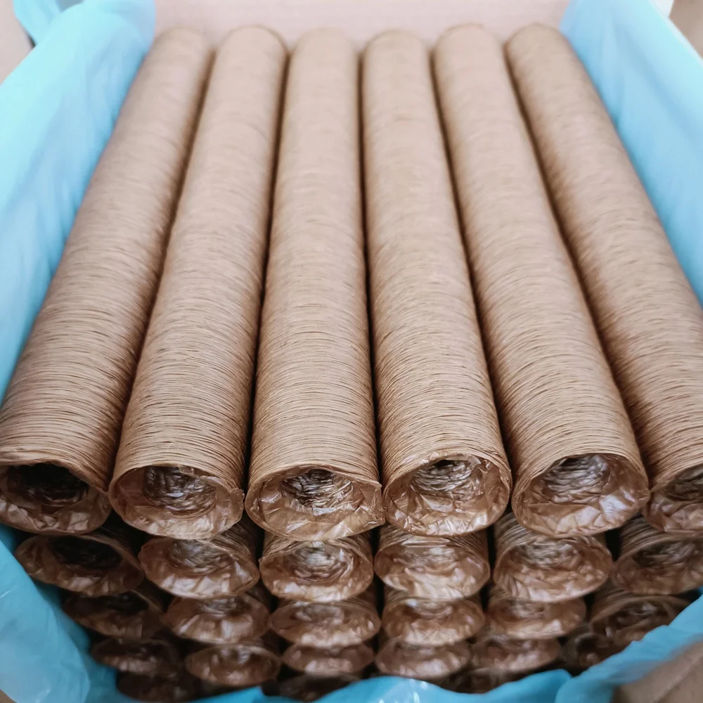 Color Edible Collagen Casing Can Be Smoke, BBQ, and Cook Collagen Sausage Casing