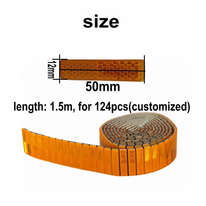 Coil reflector super bright PMMA reflector install on guardrail reflective sheeting