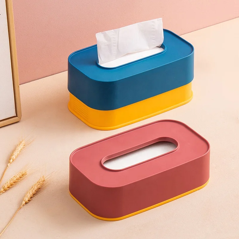 
Napkin Holder Custom Tissue Container Eco Friendly Tissue Storage Cheap Napkin boxes Plastic Tissue Box Holder For Hotel 