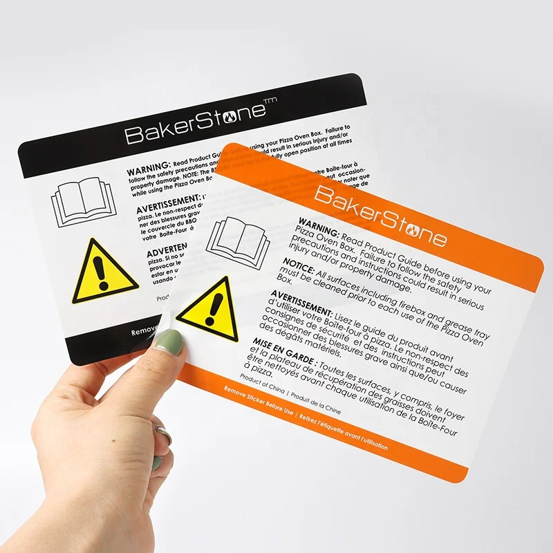 High-quality yellow reflecting sticker warning sign reflective sticker safety warning label for warning