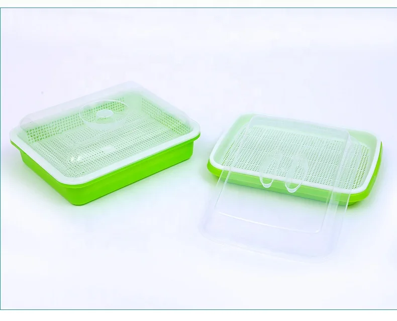 Flat Bean hydroponic seedling tray  for planting cheapest cultivation Hydroponics Seed tray