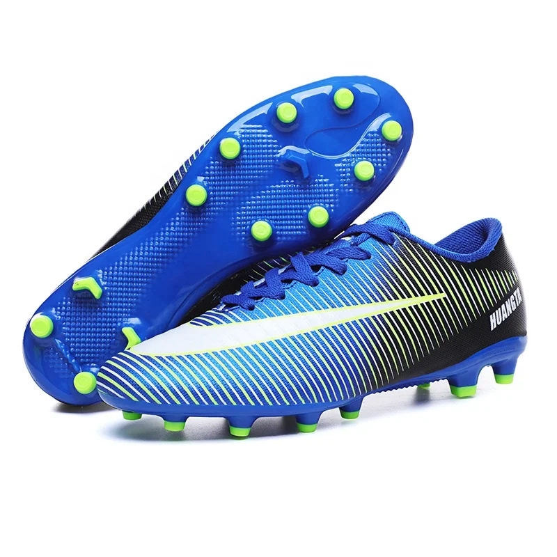 Indoor Student Training Shoes Non-slip Wear-resistant Football Boots Youth Low-cut Soccer Shoes Men OEM Accept Beautiful 1 Pair