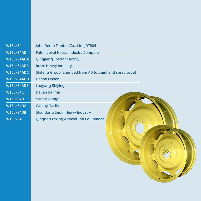 Factory Directly Provide 15*38 Tubeless Agricultural Steel Wheel Rim