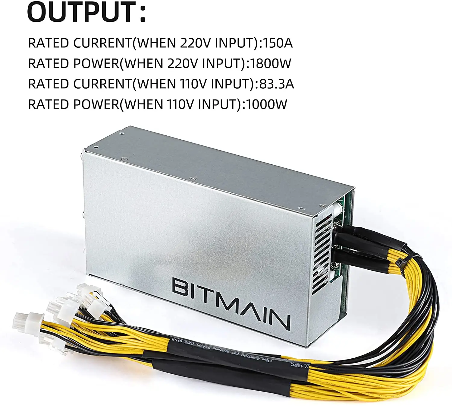 Brand New Bitmain Apw7 Factory Price Used Apw7 110-220V 1800w Psu For Antminer S9 S9i S9j L3+ L3++ Dr3