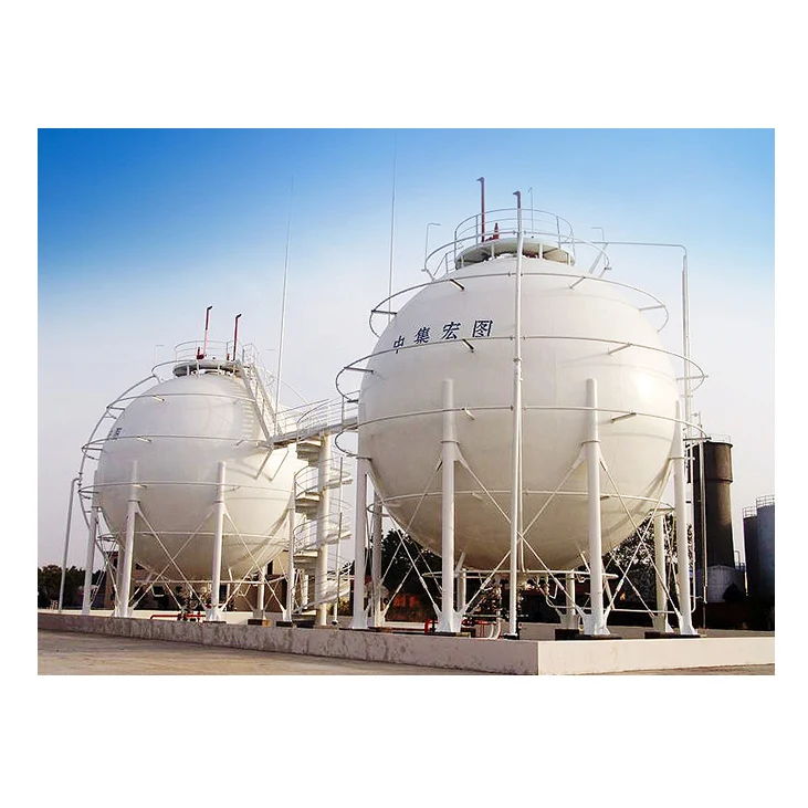ASME 2000 tons 4000m3 4003.1m3 Butane Propne lpg gas storage sphere tank