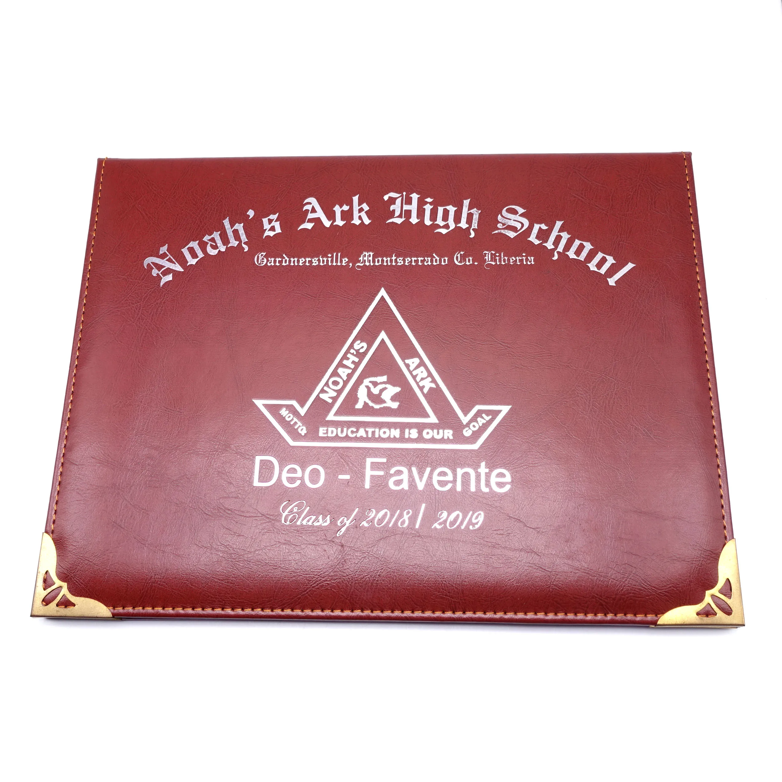 2019 High Quality Diploma Cover Certificate Holder /Degree Holder/ Certificate Holder