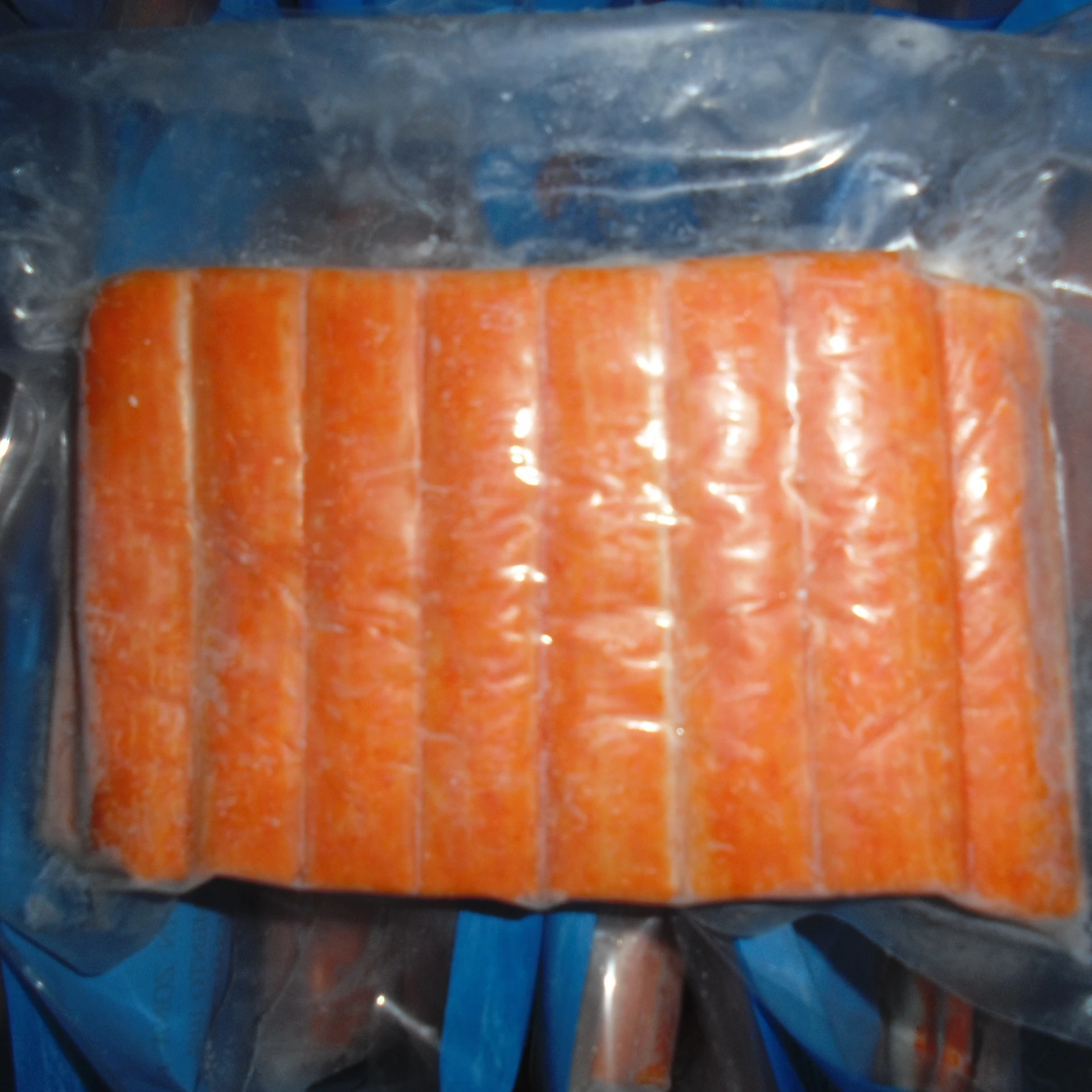 Economy High quality Paprica color Surimi crab sticks for export from factory directly