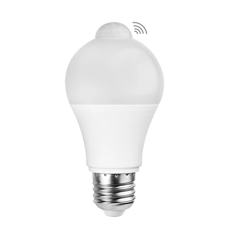PIR Indoor/outdoor sensor bulb for office decortiation SMD2835 7W 7W 12W motion led bulb