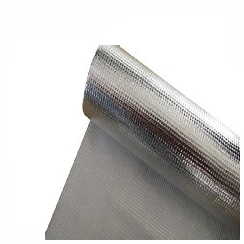 Industrial use aluminium foil rolls paper metalized aluminum woven cloth material insulation FOR SAUDI ARABIA