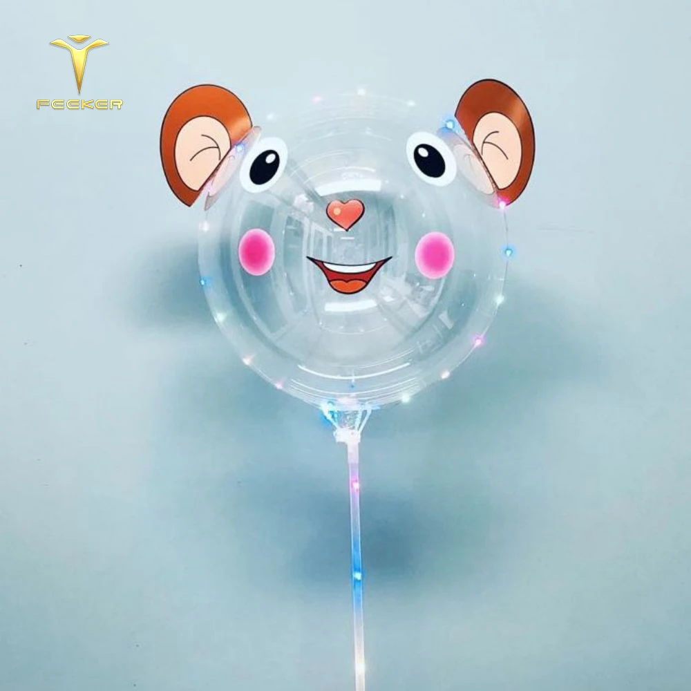 Transparent Balloons And Korean Wrapper Flower Wrapping Paper