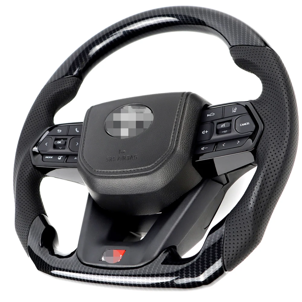 Upgrade300 GR Style  Steering wheel  For Toyota LAND CRUISER FJ79 FJ76 FJ70  Steering wheel 2008 2021  Ordinary carbon wheel