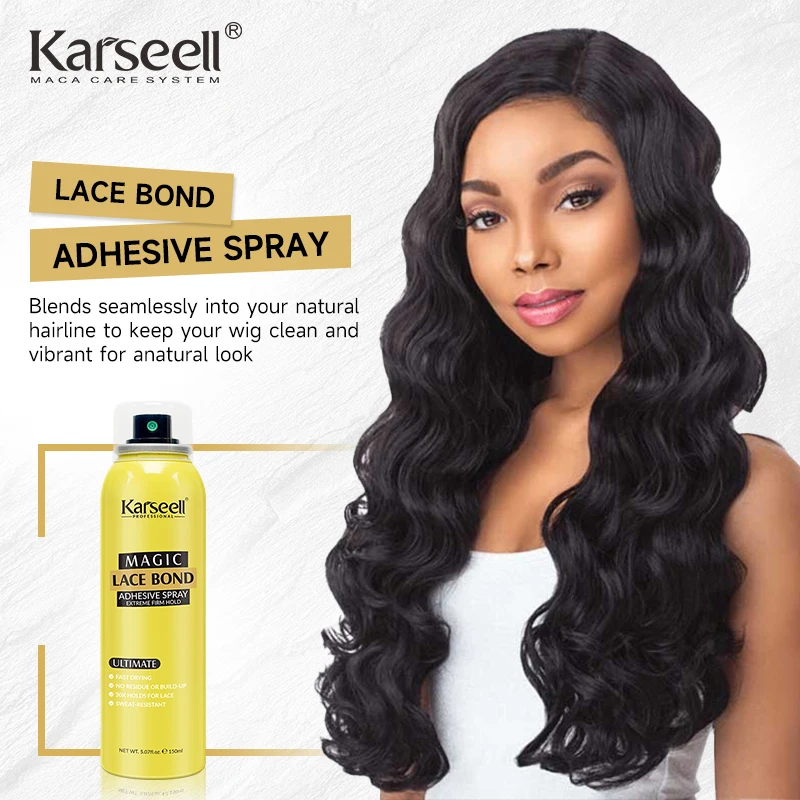 Waterproof Lace Melting Spray Lace Glue Strong Hold Long Lasting Quick Drying Formula Melt Down Lace Spray Private Label