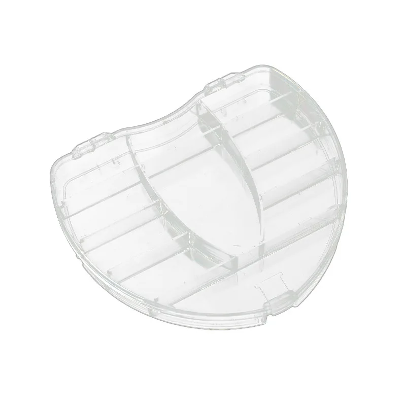 Multi-grid Transparent Sample Storage Box Acrylic Peach Heart Love Portable Jewelry Manicure Nail Art Beauty Tool  Storage Box