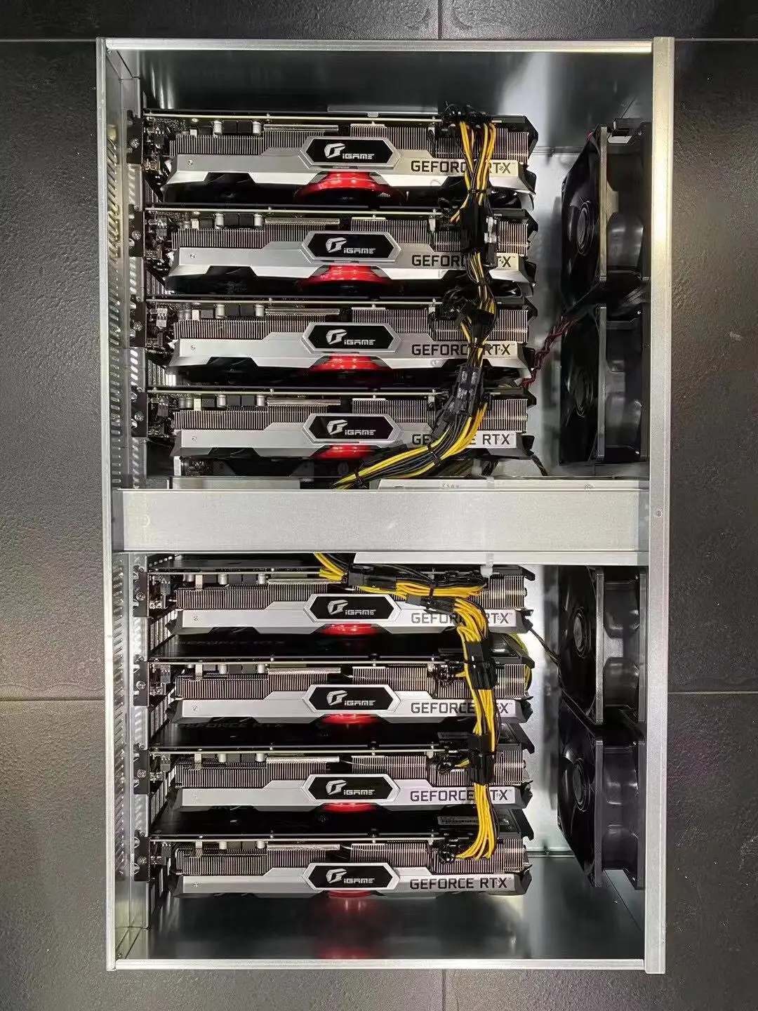 XFX RX580 8GB 8GPU и полный набор Риг hashrate