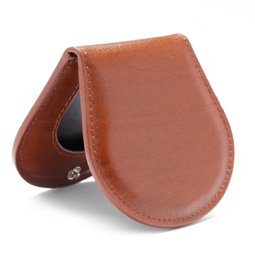 Boshiho Luxury Wholesale Custom Small Earbud Pouch Gift Packaging Leather Bag Mini Coin Purse Pouch Earphone Money Holder Bag