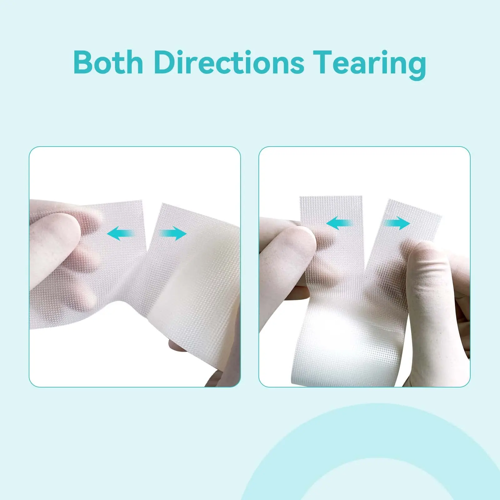 Wholesale Medical Easy Tear Waterproof Silicone Micropore Adhesive Transparent Surgical Pe Tape Medical Supplies