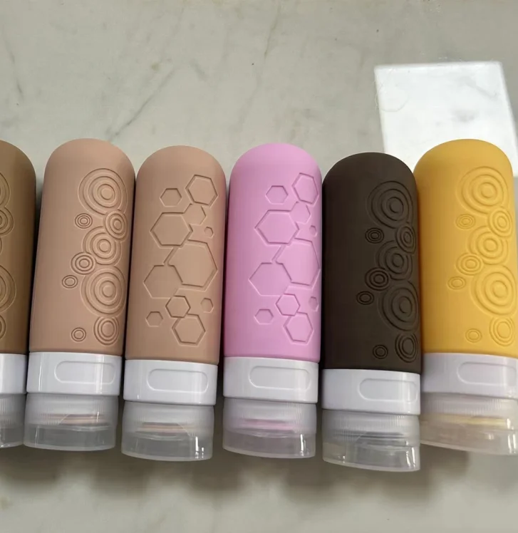 3 унции контейнеры для путешествий герметичные многоразовые жидкие силиконовые сжимаемые дорожные аксессуары кондиционера шампуня