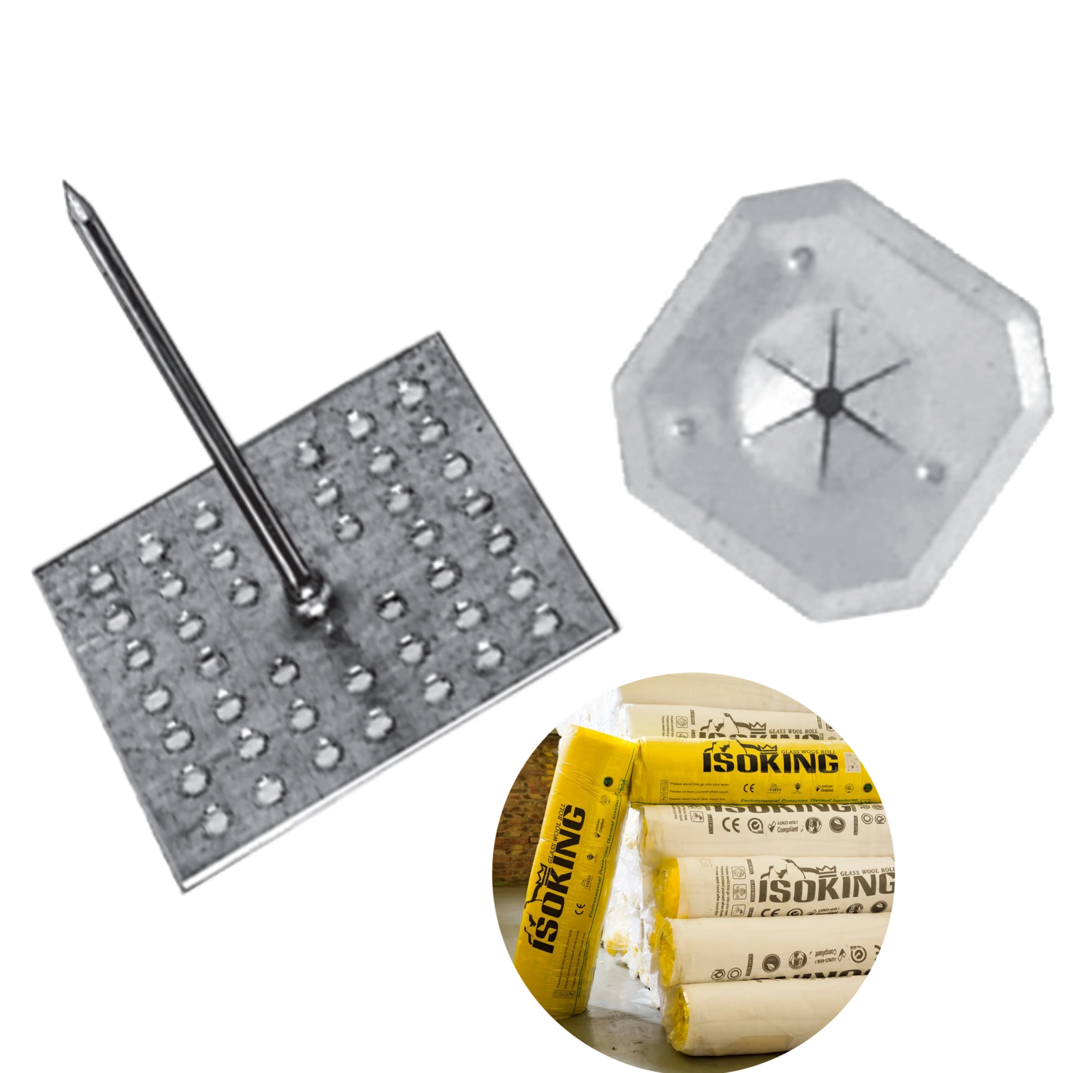 Insulation Nail Perforated Pin Professional Standard ISO 13918.