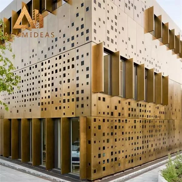 High Quality Aluminum Perforated Cladding Panel For Building Metal Facade