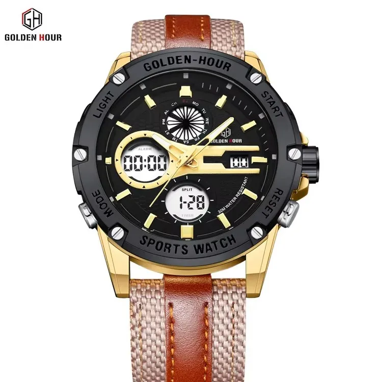 Golden Hour 116 new arrival Top Brand Luxury Fashion Nylon Strap Quartz Men Watches Casual Date Business Male Wristwatches Clock