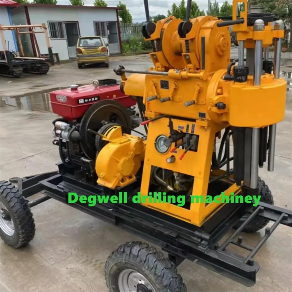 200 meters truck mounted diesel drill rig/hydraulic diesel Water Well rock drilling rig Machine