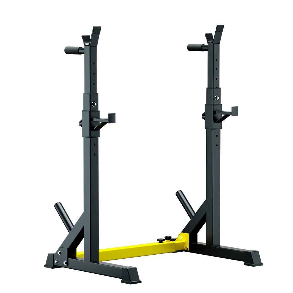 Регулируемая стойка для приседаний, без грузиков, набор гантелей для фитнеса, тренажер для приседаний, оборудование для спортзала, подставка для грузила с эффектом пуш-ап