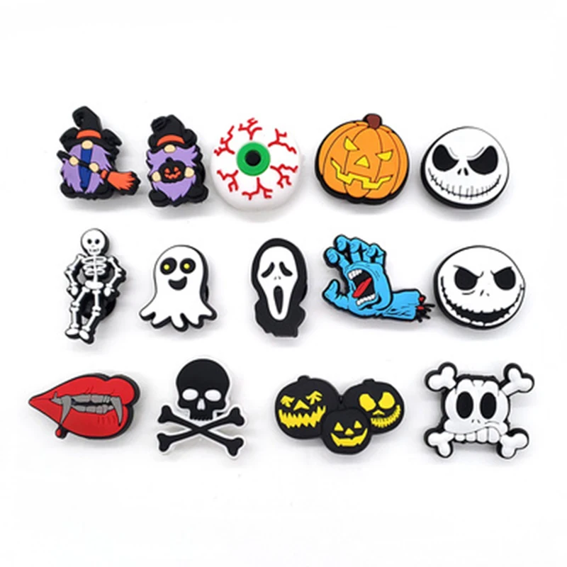 2022 Mexican Custom Rubber Letters Designer Clog Charms Bling Accessories Custom Clog Charms  Halloween Clog Charms