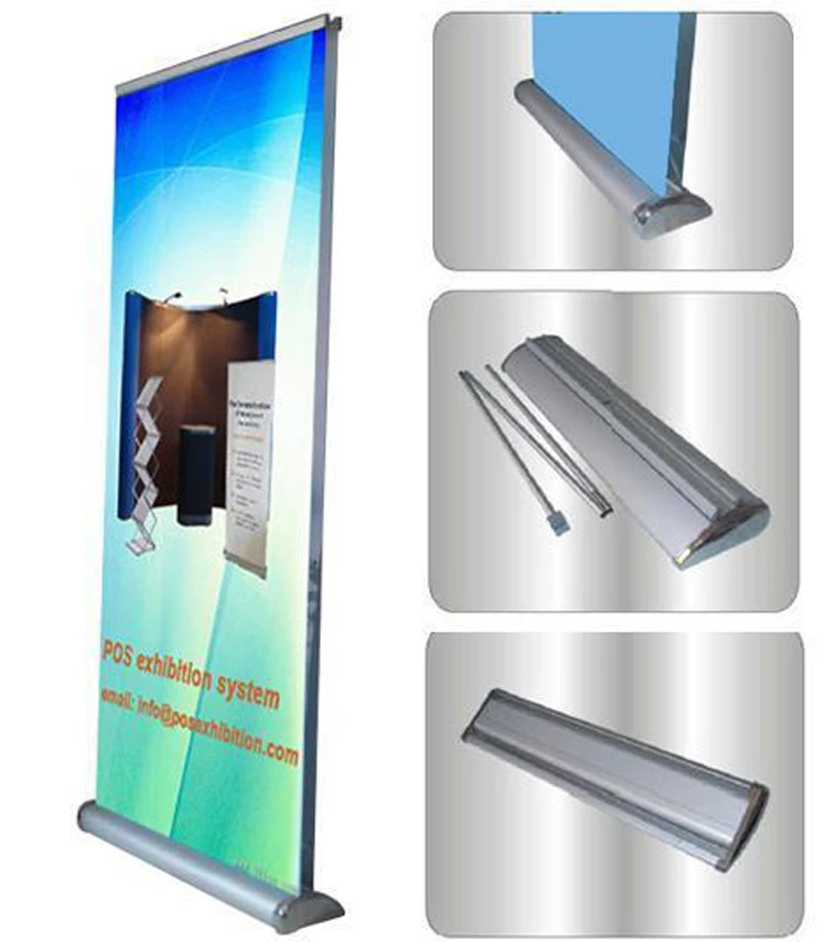 Poster Show Advertising Display Digital Printing Korean Type Frame Banner Aluminium Roll up Stand