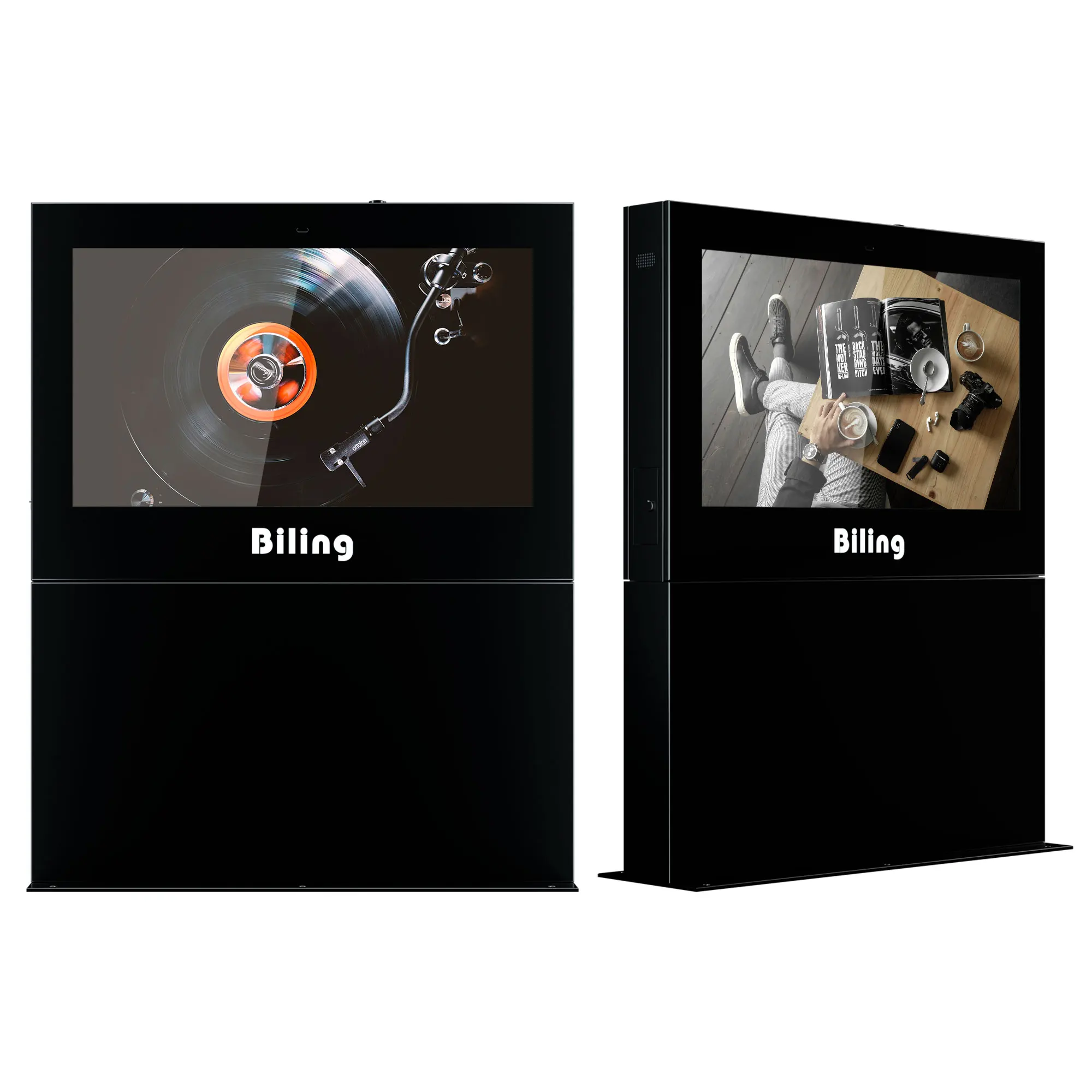 Large size Outdoor Free Standing LCD Display 43/ 49/ 55/ 65 Inch other advertising equipment