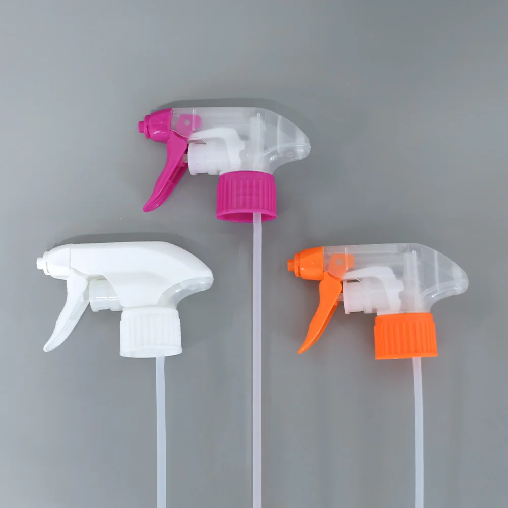 Yuyao PCR New Design Household Chemical Resistant Bottle Spray Head Foaming All Plastic Trigger Sprayer Dispenser