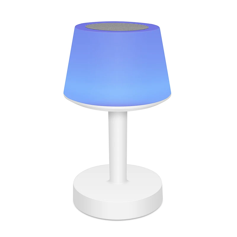 colorful Lamp with BT Speaker touch lamp for both home and outdoor colorful night light with wireless BT music speaker