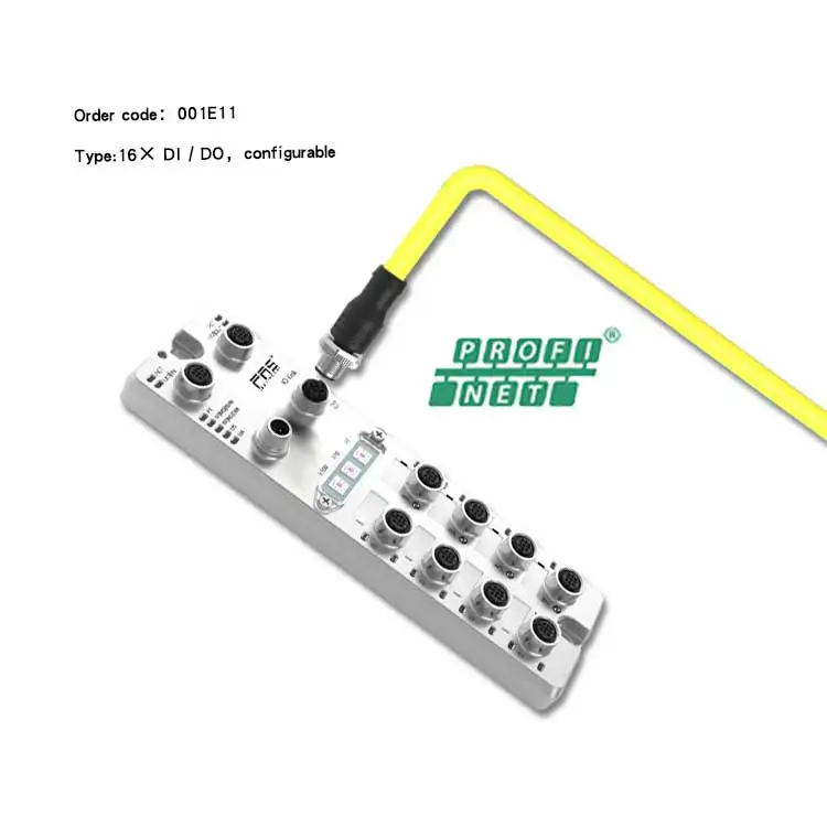 New Profinet communication protocol remote 4-port I/O sensor 001CA1 narrow module IP67 fieldbus