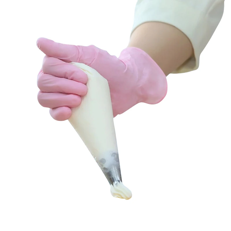 tattoo cleaning cooking garden spa beauty salon nail art custom logo latex free powder free Nitrile disposable-gloves gloves