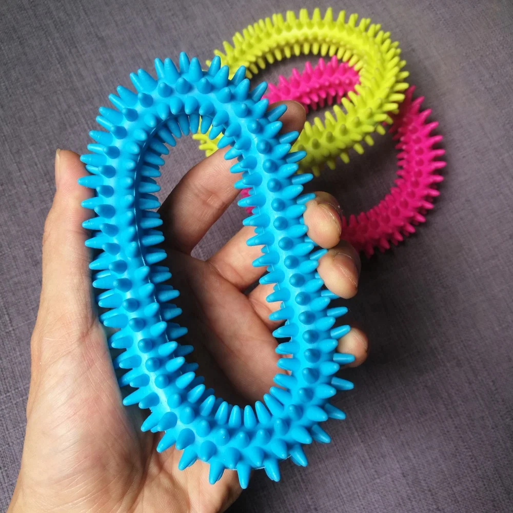 
Spiky Sensory Tactile Ring Kids Adult Fidget Toys Anti-anxiety Stress Release Autism Sensory Therapy Tools ADHD 