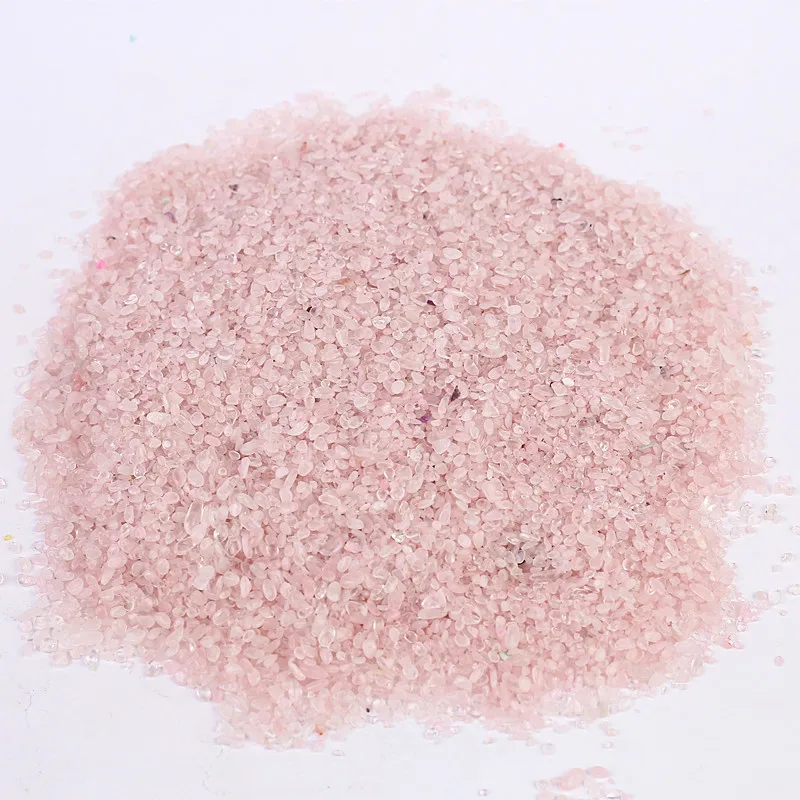 Pink Small Gravel Natural Polished Crystal Gravel Rose Quartz For Various Decorations