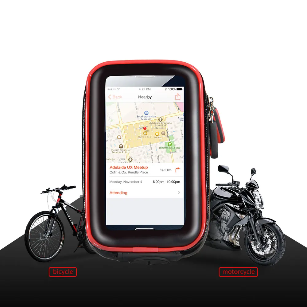 Professional Manufacturer bike phone holder waterproof bag Mobile Phone Holder For Motorbike