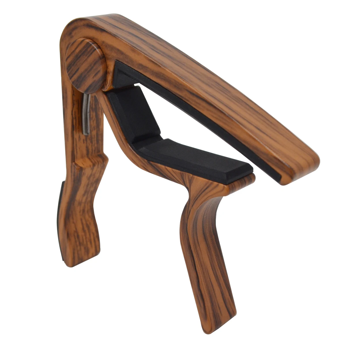 Оптовая продажа черный Универсальный тюнер для гитары Сапеле из дерева и металла акустических гитар бас-банджо скрипки мандолины укулеле