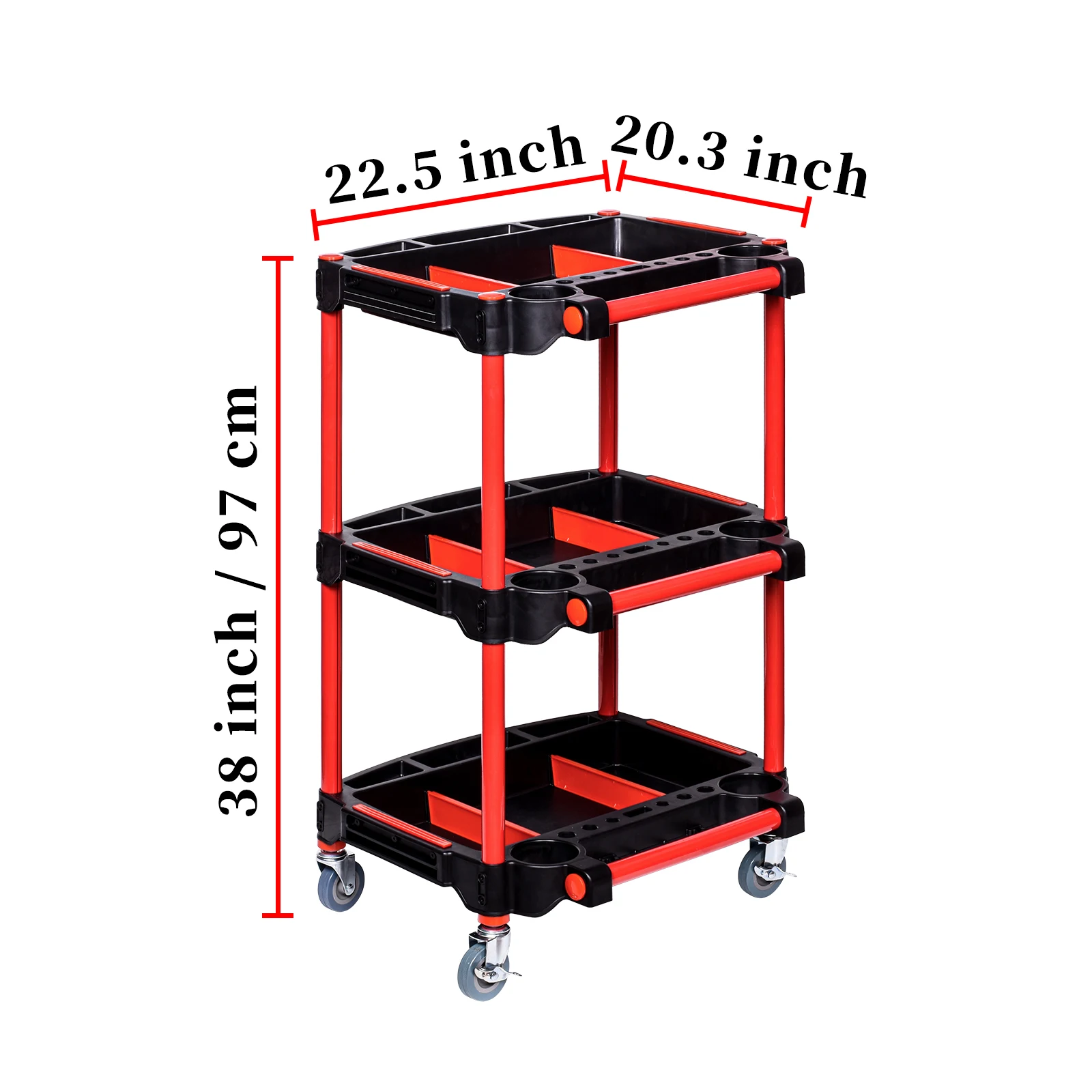 Factory direct high quality and affordable multifunctional tool trolley High load capacity and more organization