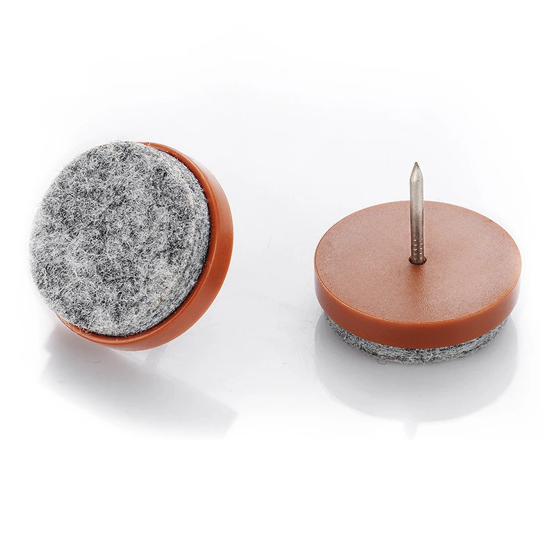 Furniture non-slip white felt foot pads furniture cabinets tables and chairs non-slip pads nails 15-30mm sofa muffler foot nails