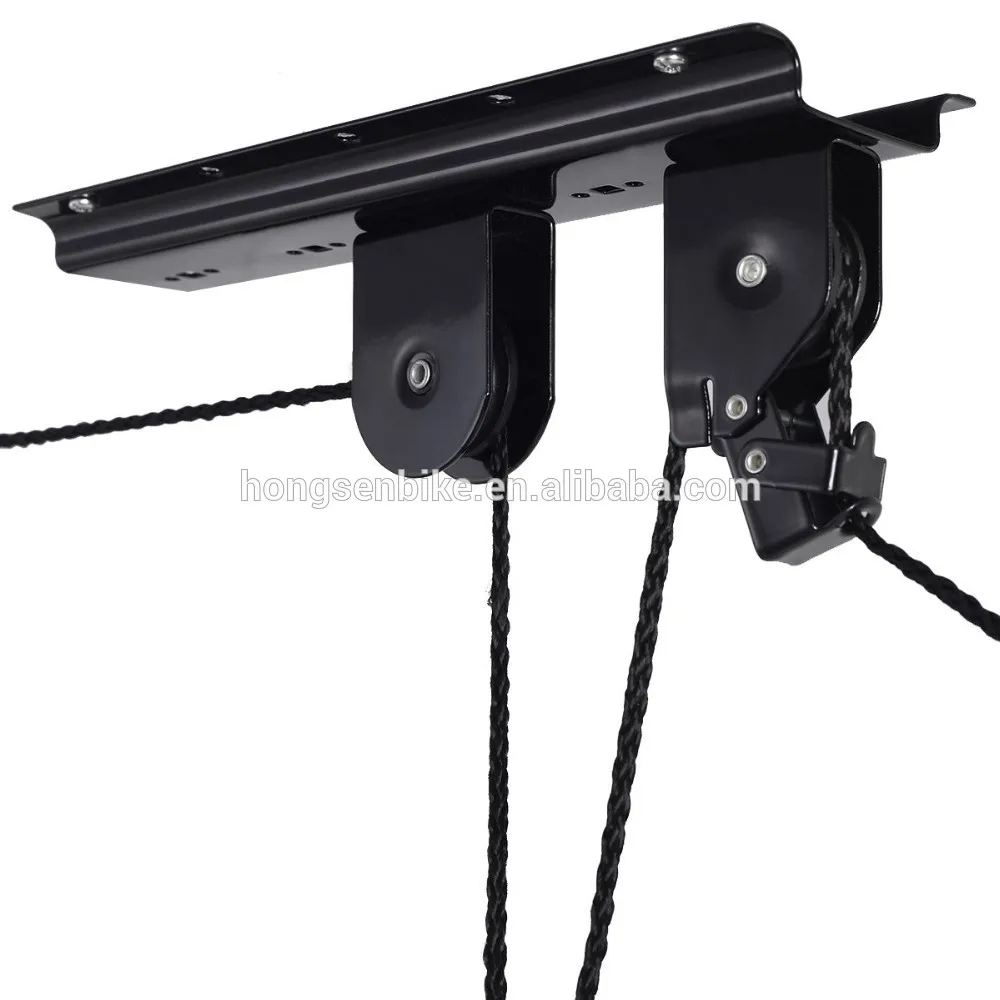 Hot Sale Ceiling Mounted Cycle Bike Bicycle Lift Storage Rack Holder Garage Hook