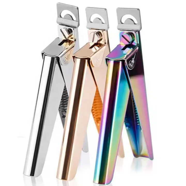 Hot Stainless Steel Nail Scissors U-shaped Nail Nlipper Crane Scissors Metal Clipper Russian Style Edge Nail Cutter