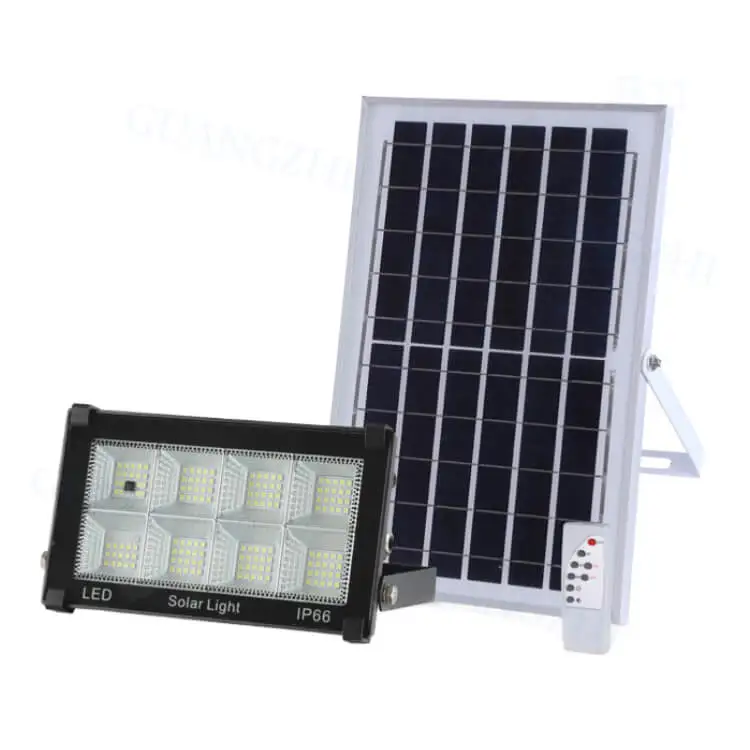 Factory Supply New Design Most Powerful Lampes Solaires Die Casting Aluminium 50Watt Sells Reflector Panel Solar Flood Light