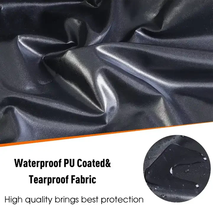 Custom Size Heavy Duty All Weather Outdoor Fountain Cover DustProof Windproof Snow Anti-UV Garden Fountain Cover